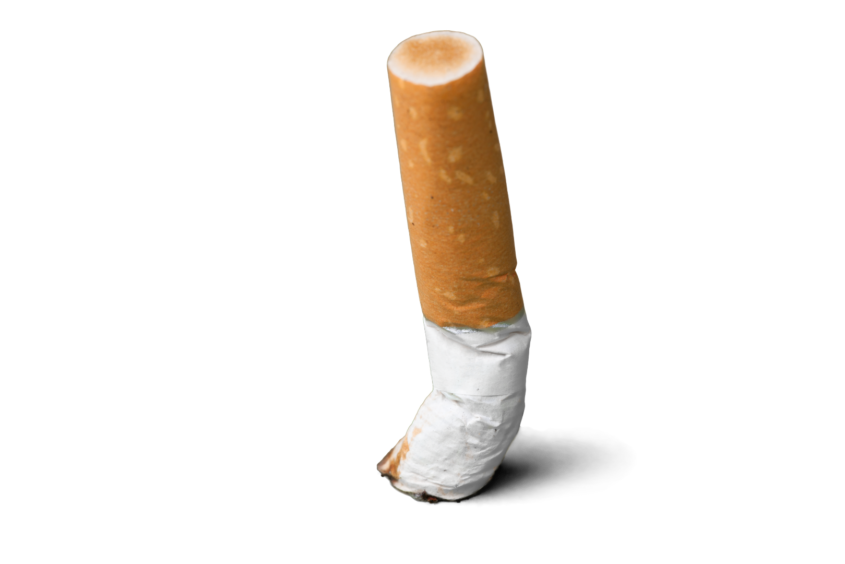 Stubbed out cigarette